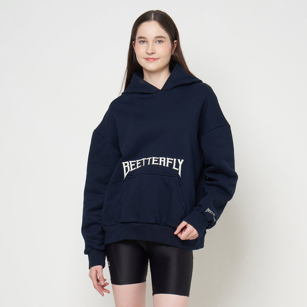 Beetterfly Icon Hoodie - Navy/Ivory