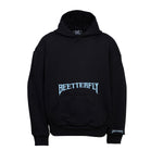 Beetterfly Icon Hoodie - Black/Baby Blue