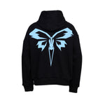 Beetterfly Icon Hoodie - Black/Baby Blue