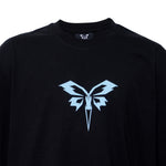 Beetterfly Icon Oversized T Shirt - Black/Baby Blue