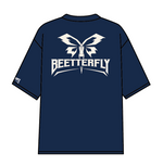 Beetterfly Icon Oversized T Shirt - Navy/Ivory