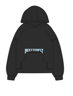 Beetterfly Icon Hoodie - Black/Baby Blue